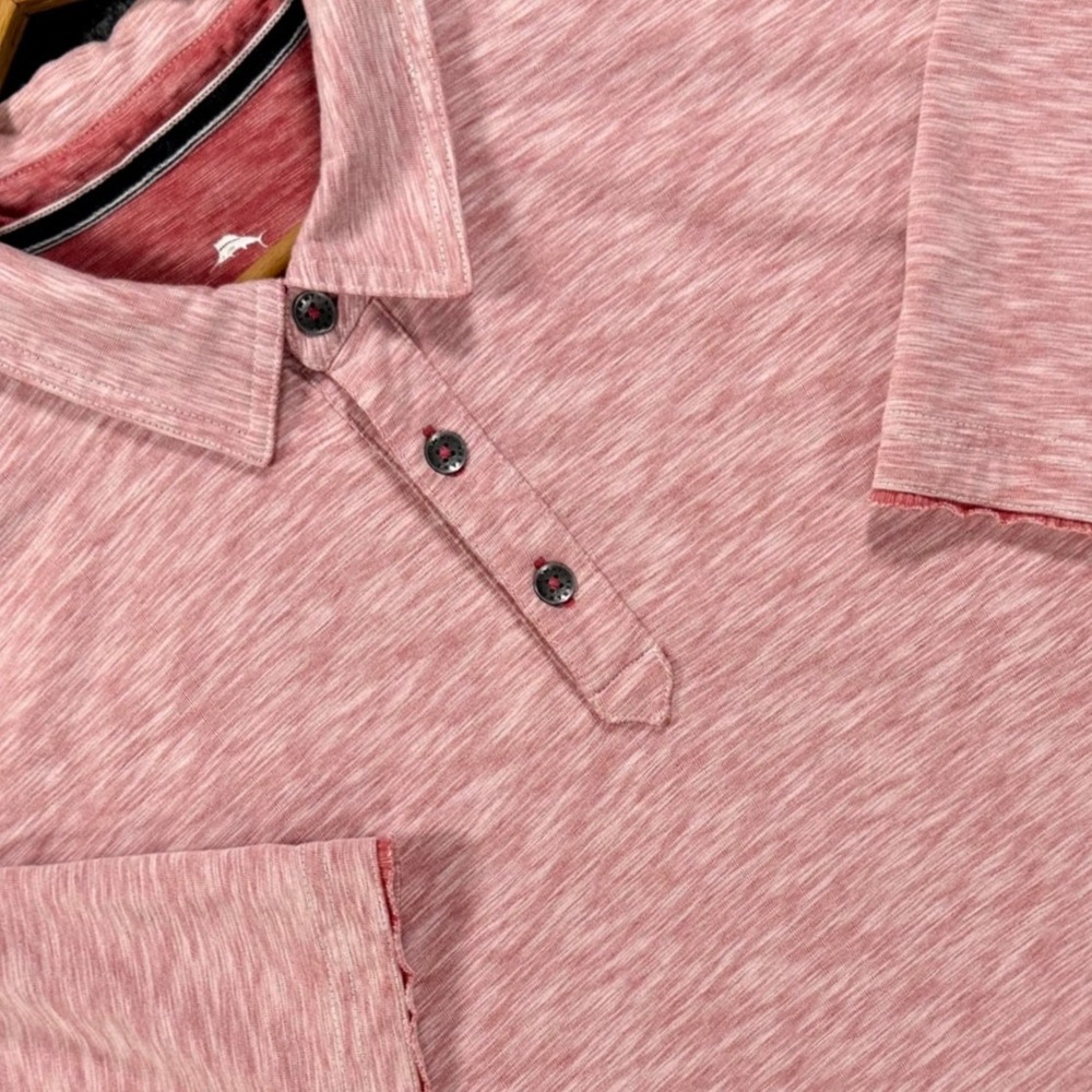 Tommy Bahama IslandZone Polo Men's XXL Melon Coral UPF 30 Performance Golf - Picture 2 of 9